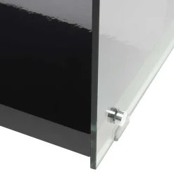 Wohnen Fernseher Tisch in Schwarz MDF - Sulara