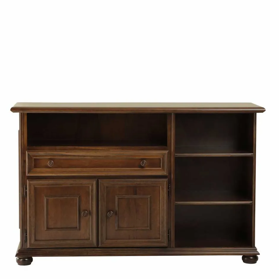 Wohnen Fernseher Unterschrank in Walnussfarben - Manicos