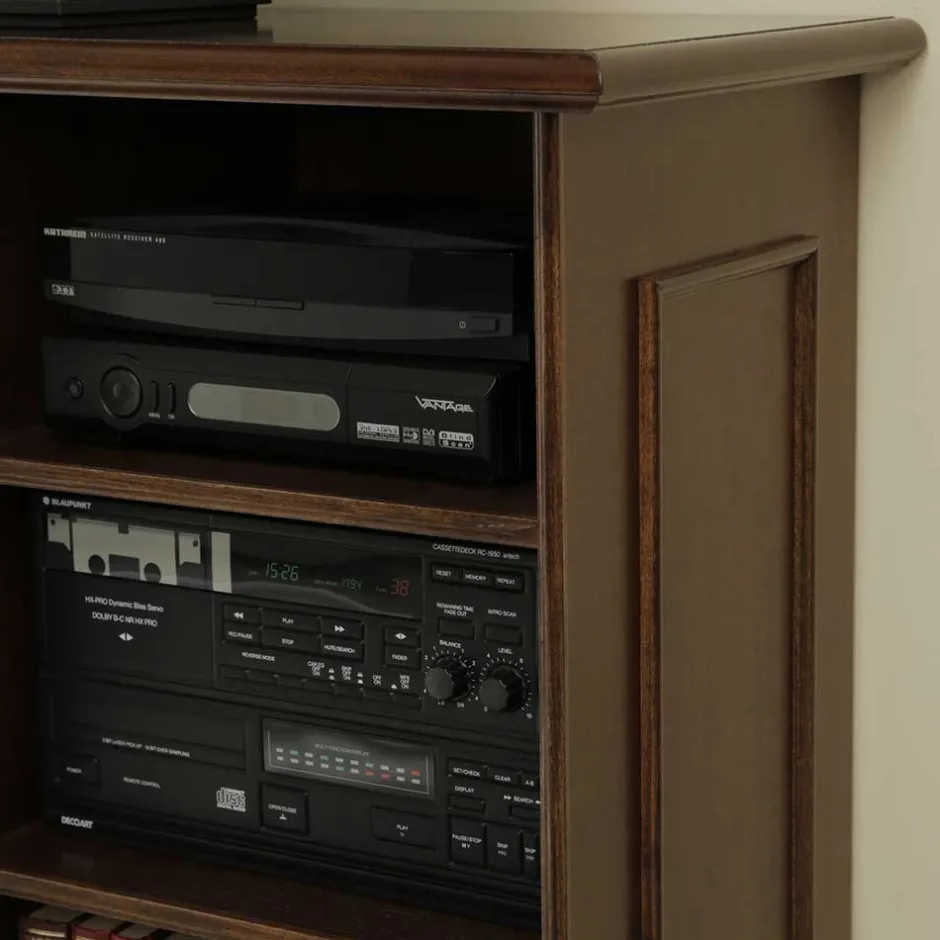 Wohnen Fernseher Unterschrank in Walnussfarben - Manicos