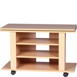 Wohnen Fernsehtisch auf Rollen mit drehbarer Platte - Sonition