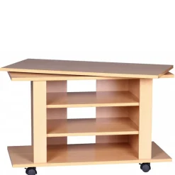 Wohnen Fernsehtisch auf Rollen mit drehbarer Platte - Sonition