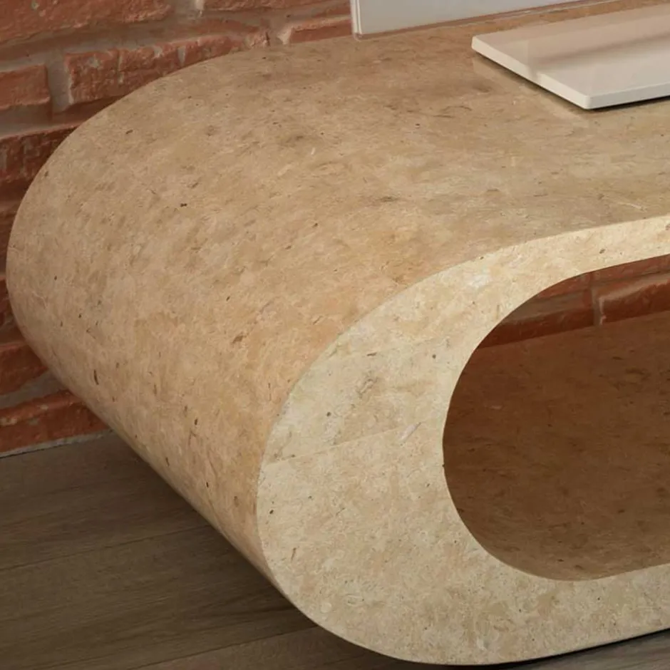 Fernsehtisch Jon aus Stein^Wohnen Discount