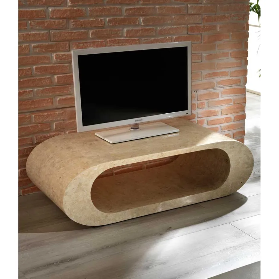 Fernsehtisch Jon aus Stein^Wohnen Discount