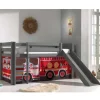 Feuerwehr Spielbett mit Leiter & Rutsche - Jayant^Wohnen Sale