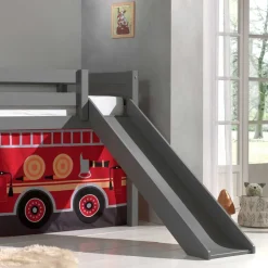 Feuerwehr Spielbett mit Leiter & Rutsche - Jayant^Wohnen Sale
