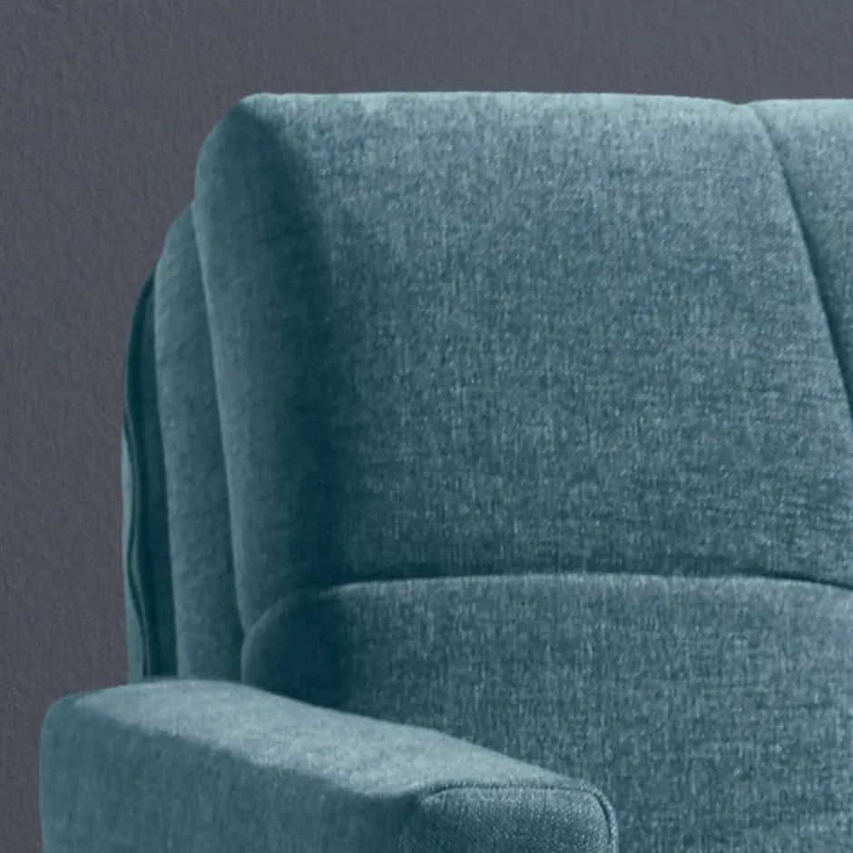 Flachgewebe Bettcouch in Petrol Blau - Vlatkura^Wohnen Best