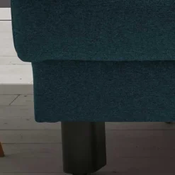 Flachgewebe Klappsofa in Petrol Blau - Katrona^Wohnen Best