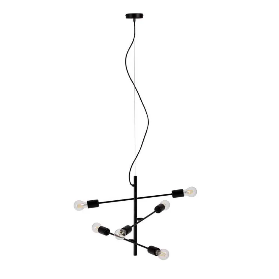 6-flammige Hängeleuchte minimalistisch - Evyla^Wohnen Best