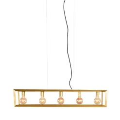 5-flammige Pendelleuchte in Gold - Gannices^Wohnen Hot