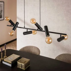 6-flammige Pendelleuchte in Anthrazit - Gozoa^Wohnen Outlet