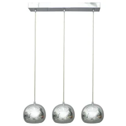 3-flammige Tisch Hängelampe in Chrom - Corrientes^Wohnen Outlet