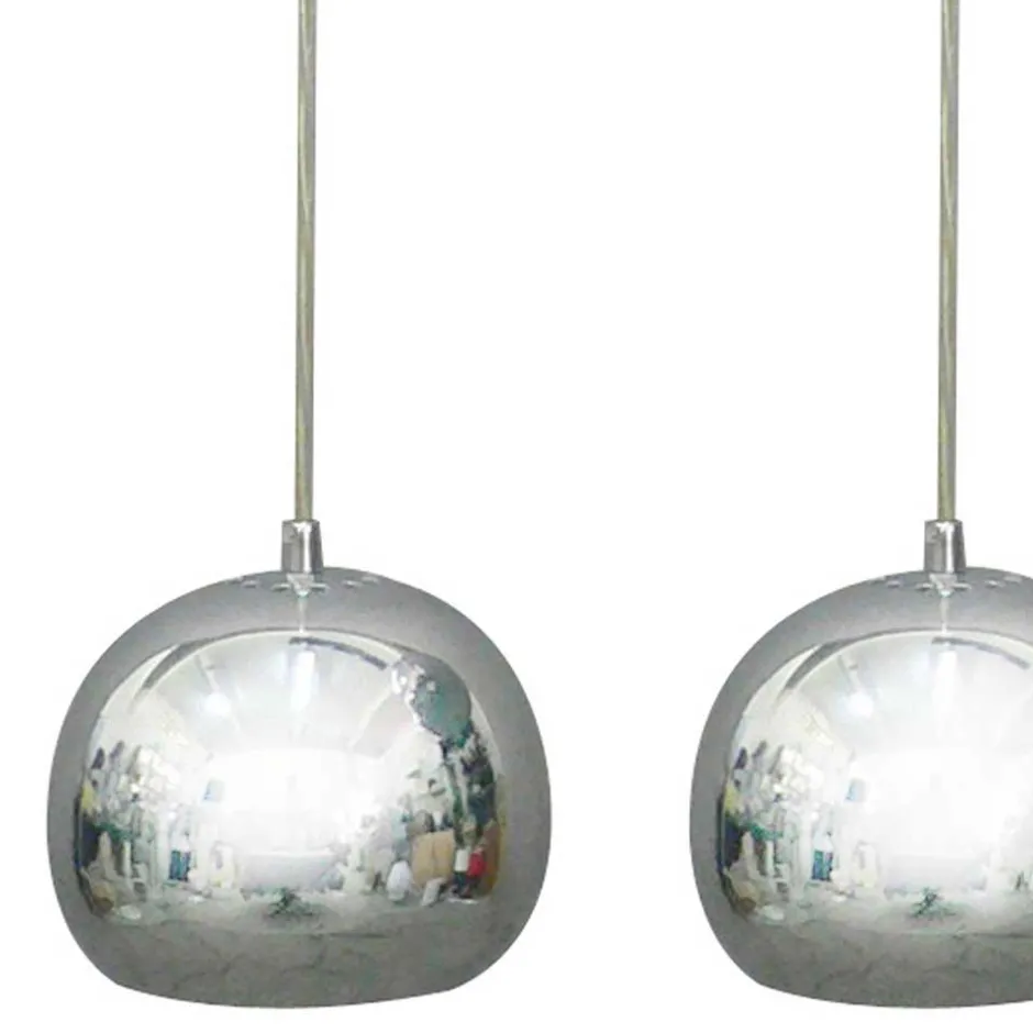 3-flammige Tisch Hängelampe in Chrom - Corrientes^Wohnen Outlet