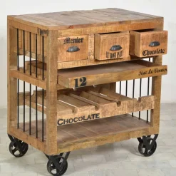 Flaschenkommode Indri auf Rollen^Wohnen Online