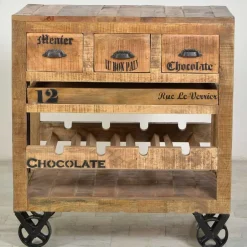 Flaschenkommode Indri auf Rollen^Wohnen Online