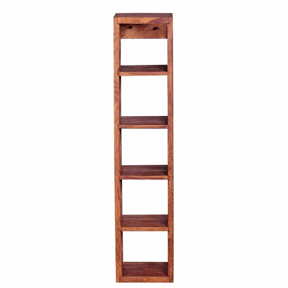 Wohnen Flaschenregal Hoslo aus Massivholz Sheesham