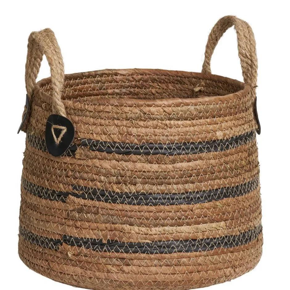 Flechtkorb Set aus Bananenblatt - Avocado (zweiteilig)^Wohnen Online