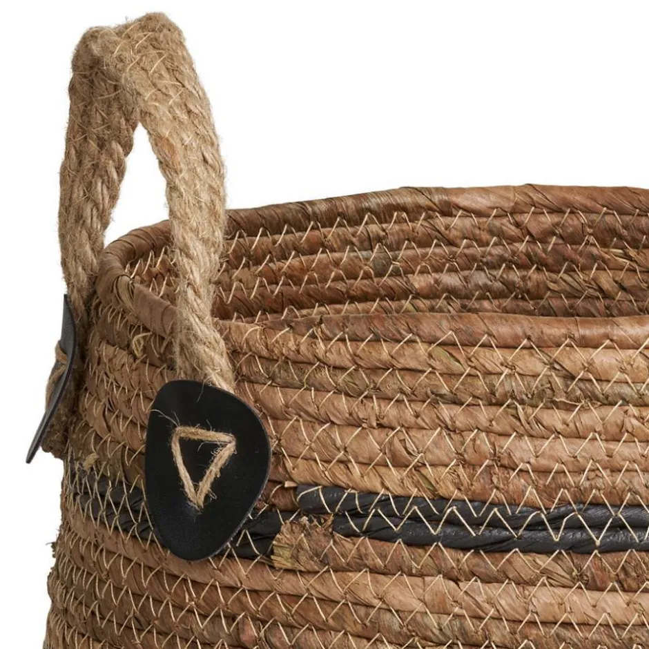 Flechtkorb Set aus Bananenblatt - Avocado (zweiteilig)^Wohnen Online