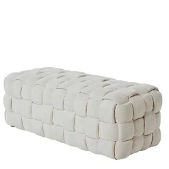 Flechtoptik Polsterbank in Cremeweiß - Vignus^Wohnen Online