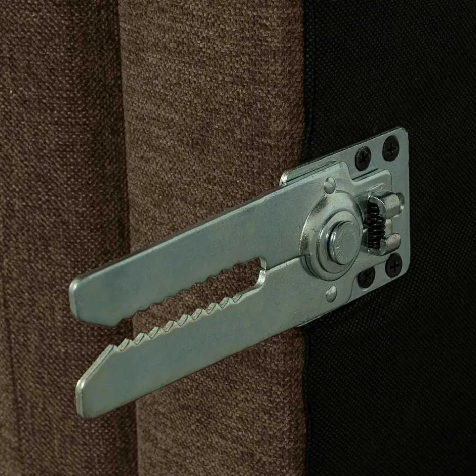 Wohnen Flexible Couch aus Modulen in Braun - Ravonia (fünfteilig)