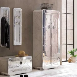 Flugzeug Design Flurmöbel aus Alu - Pilot (vierteilig)^Wohnen Discount