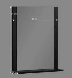 Flur Garderobenspiegel mit Ablage - Anderian^Wohnen New