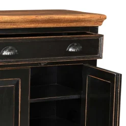 Wohnen Flur Kommode Sentiments in Schwarz