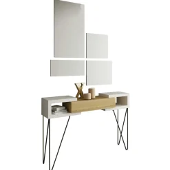 Flur Konsolentisch & Spiegel Set - Orydan (fünfteilig)^Wohnen