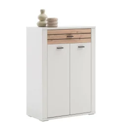 Wohnen Flur Vertiko in Lichtgrau mit Wildeiche - Ballina