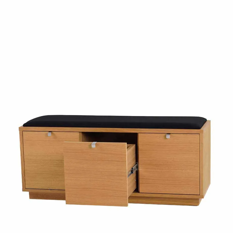 Wohnen Flurbank Helvana mit Eiche funriert