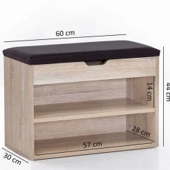 Wohnen Flurbank mit 2 Fächern & Truhe - Mavricara I