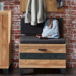 Flurbank mit Klappe für eine Person - Elprisca^Wohnen Best