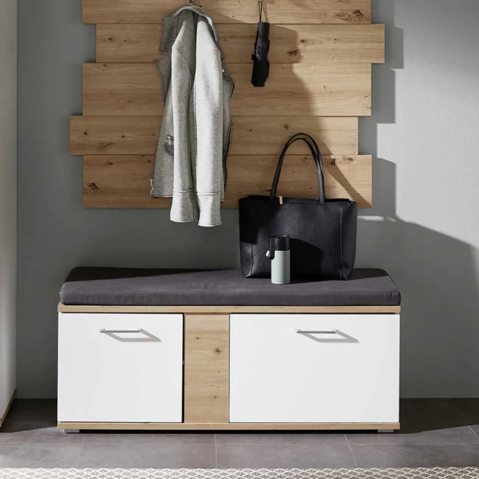 Flurbank mit Klappe und Schublade - Symbrosia^Wohnen Best