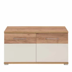 Wohnen Flurbank Vicanossa in Weiß Eiche