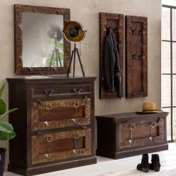 Flureinrichtung im Kolonialstil - Solapura (fünfteilig)^Wohnen Hot