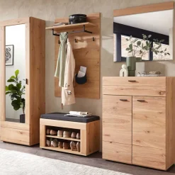 Flureinrichtung Komplettset in Natur - Cymbal (fünfteilig)^Wohnen