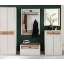 Wohnen Flureinrichtung Komplettset modern - Ballina (fünfteilig)