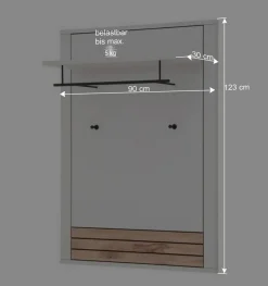 Wohnen Flureinrichtung Komplettset modern - Ballina (fünfteilig)