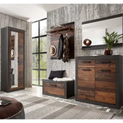 Wohnen Flureinrichtung Möbel Set groß - Timuras (fünfteilig)