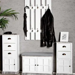 Flurgarderobe Liko II in Weiß^Wohnen Discount