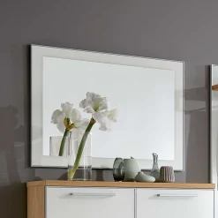 Flurgarderobenset Wynoca in Weiß Glas beschichtet (fünfteilig)^Wohnen Clearance