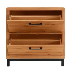 Flurmöbel aus Kernbuche & Eisen - Dimphi (dreiteilig)^Wohnen Online