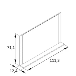 Wohnen Flurmöbel in Anthrazit & Wildeiche NB - Joha (vierteilig)