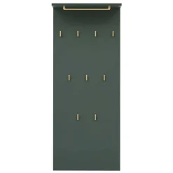 Wohnen Flurmöbel in Dunkelgrün & Gold - Aqua (fünfteilig)