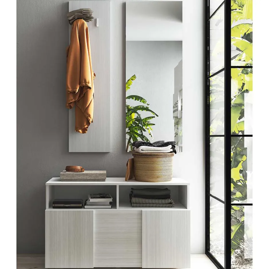 Wohnen Flurmöbel in Eukalyptus Holzoptik - Hollie (dreiteilig)