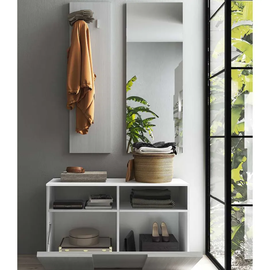 Wohnen Flurmöbel in Eukalyptus Holzoptik - Hollie (dreiteilig)