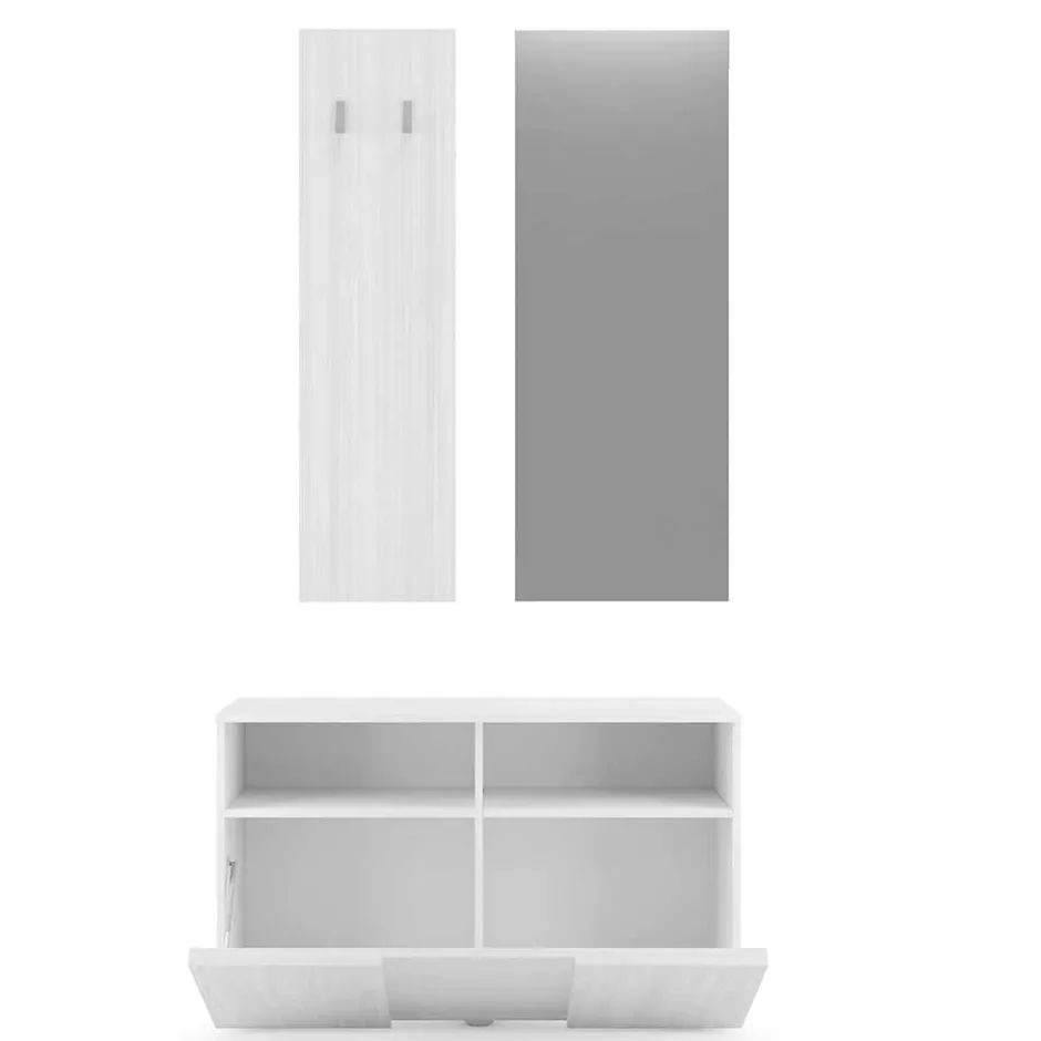 Wohnen Flurmöbel in Eukalyptus Holzoptik - Hollie (dreiteilig)