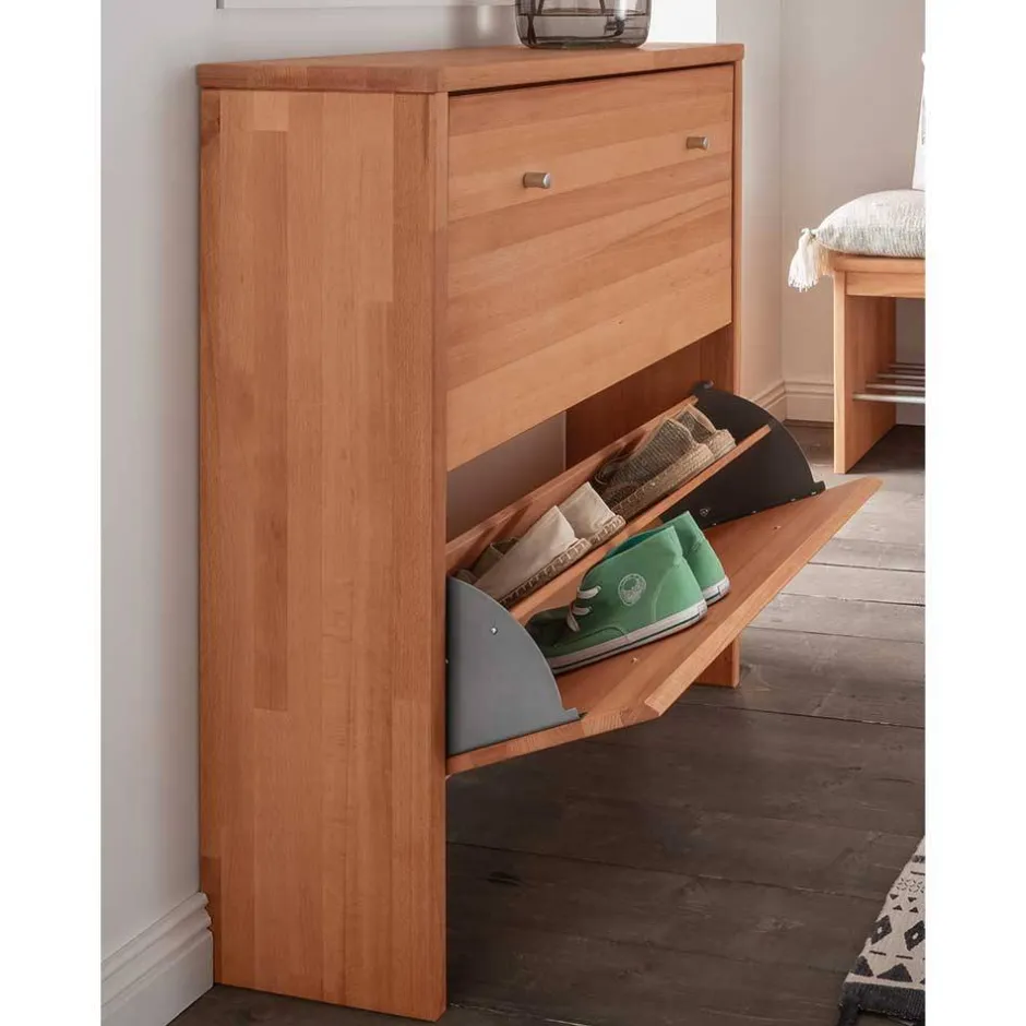 Wohnen Flurmöbel Kombi aus Buche - Shimousa (fünfteilig)