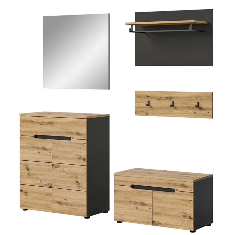 Flurmöbel Kombination modern - Norja (fünfteilig)^Wohnen New