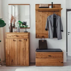 Wohnen Flurmöbel Kombination teilmassiv - Manaus (vierteilig)