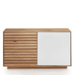 Wohnen Flurmöbel Set aus Asteiche Massivholz - Zonga (fünfteilig)